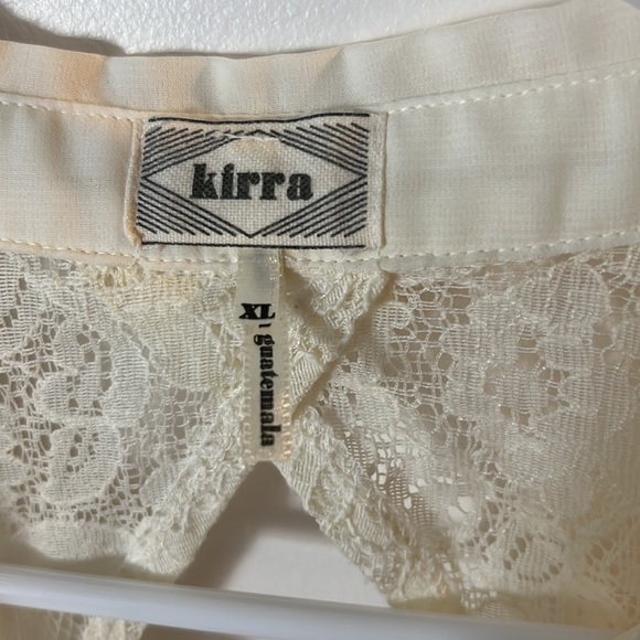 Kirra Sheer Lace Off White/Cream Tank Top Blouse - Picture 2 of 5